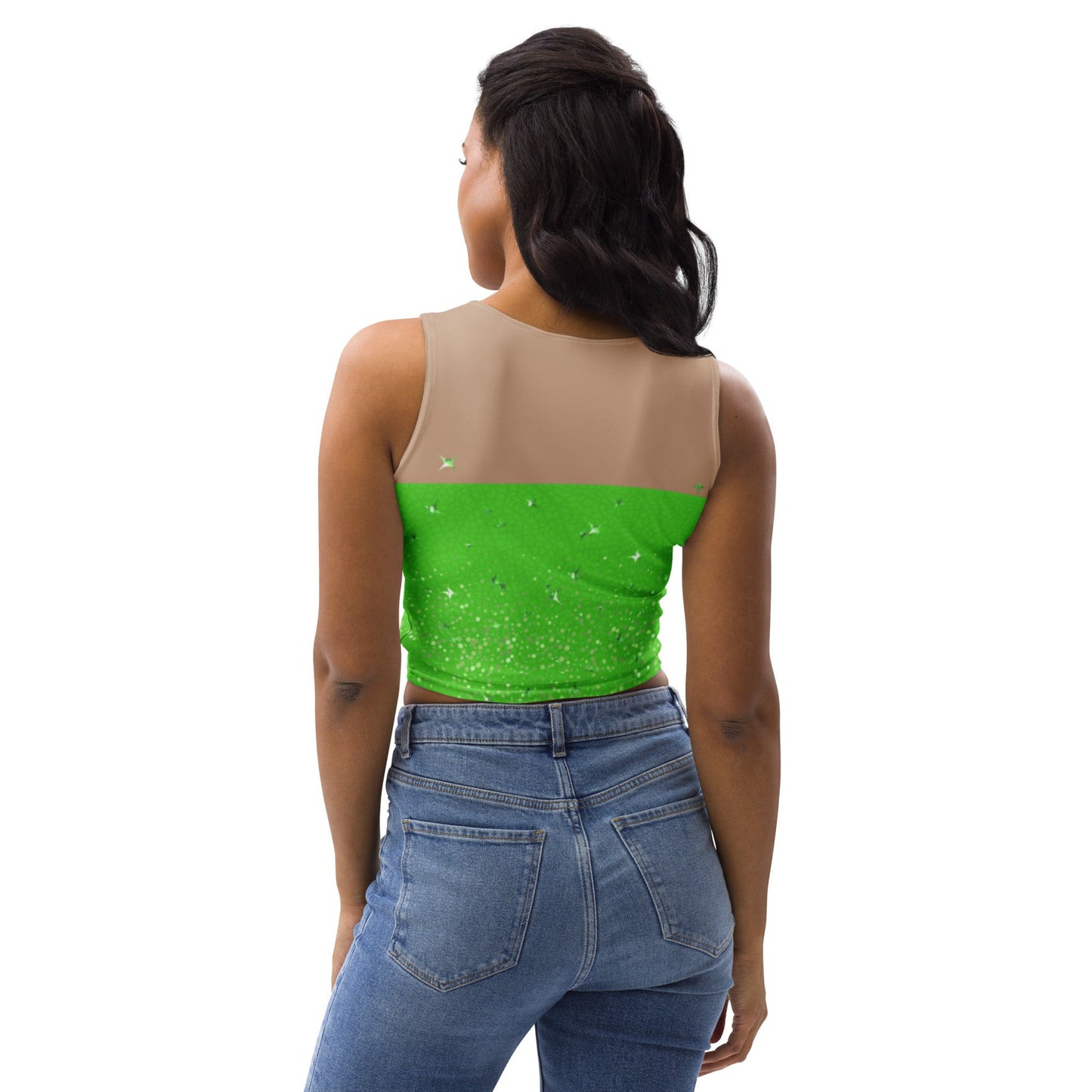 Tinker Fairy Crop Top adult tinkerbellcharacter diningAdult T-ShirtLittle Lady Shay Boutique