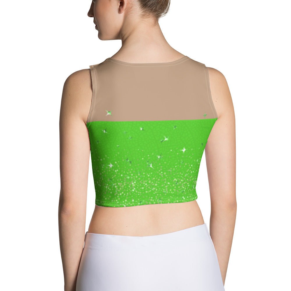 Tinker Fairy Crop Top adult tinkerbellcharacter diningAdult T-ShirtLittle Lady Shay Boutique