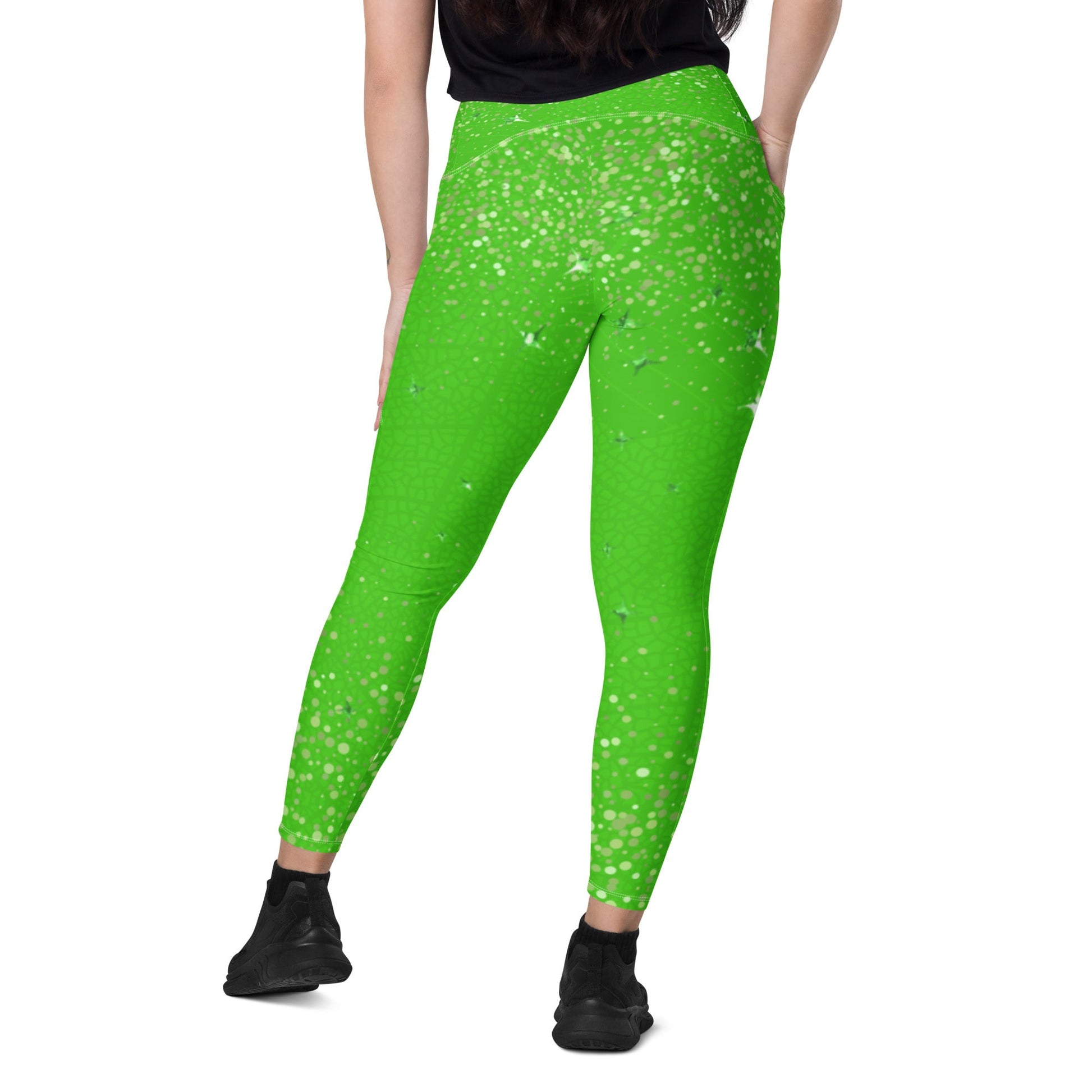 Tinker Fairy Leggings with pockets adult leggingsadult tinkerbellAdult LeggingsLittle Lady Shay Boutique