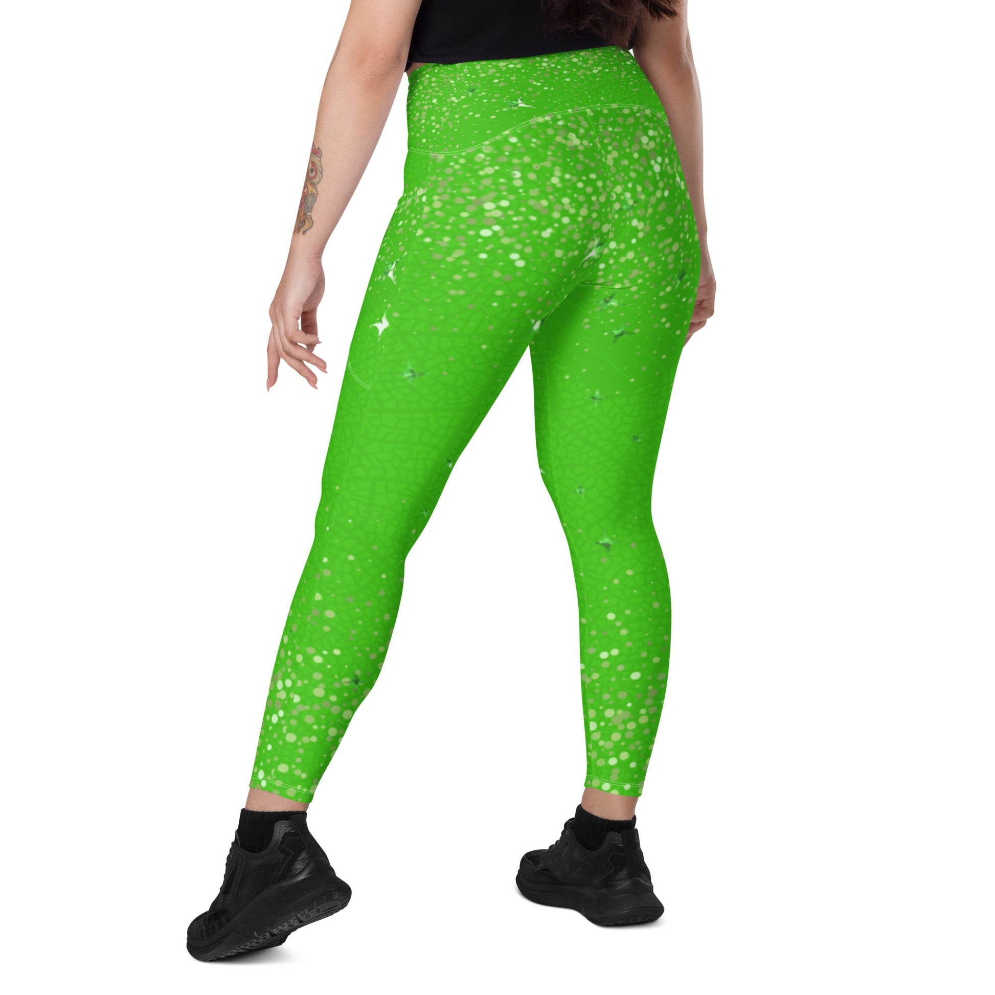 Tinker Fairy Leggings with pockets adult leggingsadult tinkerbellAdult LeggingsLittle Lady Shay Boutique