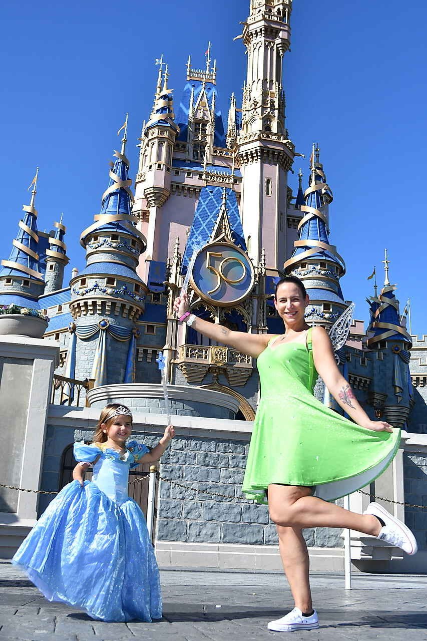 Tinker Fairy Skater Dress adult tinkerbellcharacter diningSkater SkirtLittle Lady Shay Boutique