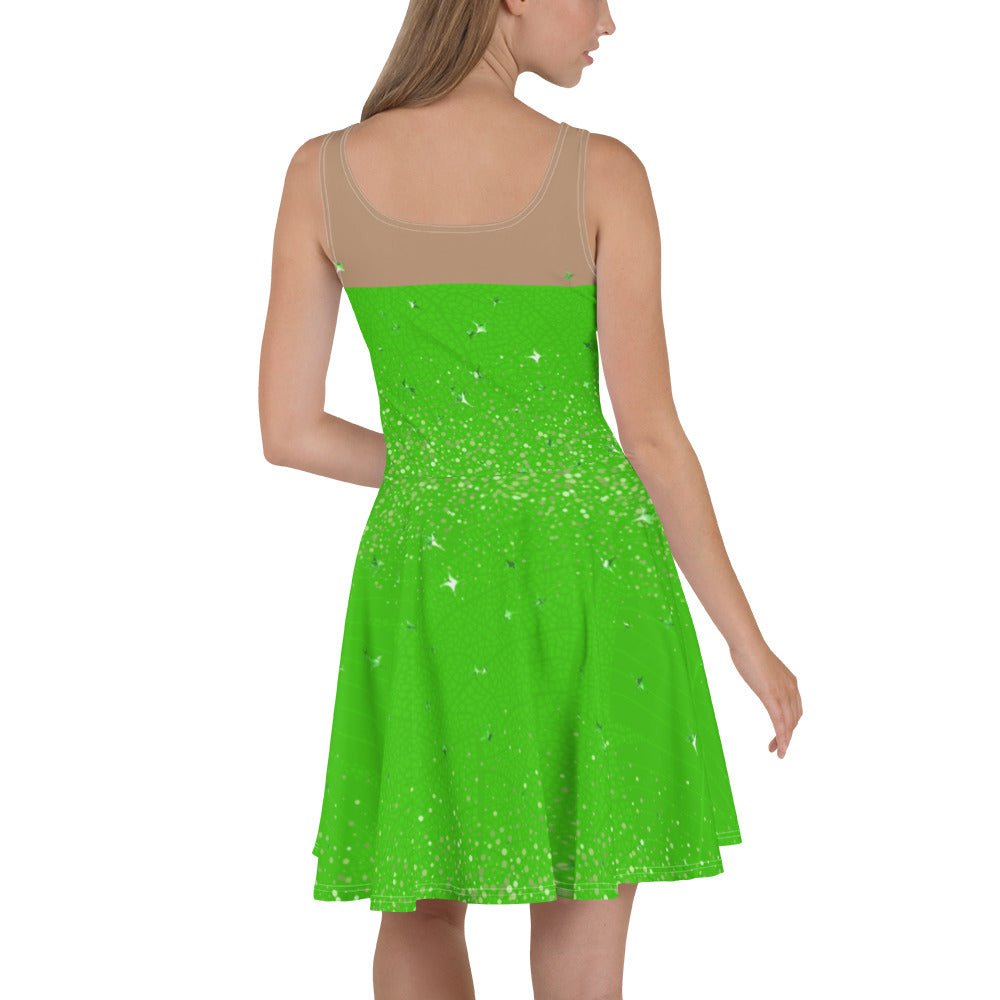 Tinker Fairy Skater Dress adult tinkerbellcharacter diningSkater SkirtLittle Lady Shay Boutique