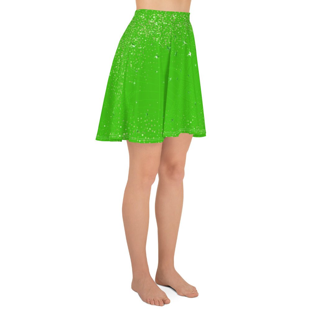 Tinker Fairy Skater Skirt adult tinkerbellcharacter diningSkater SkirtWrong Lever Clothing
