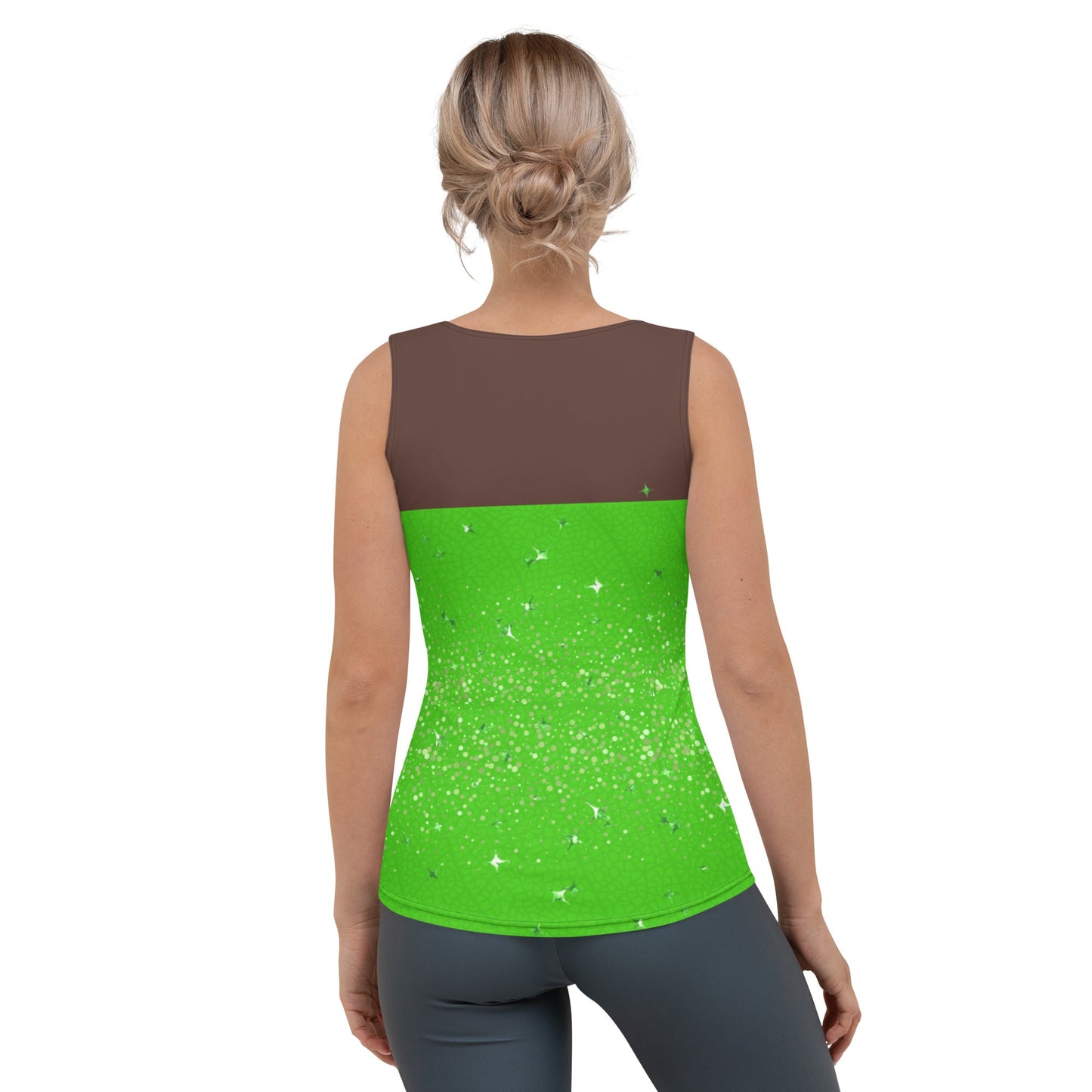Tinker Fairy Tank Top adult disney stylebrown girls dressLittle Lady Shay Boutique