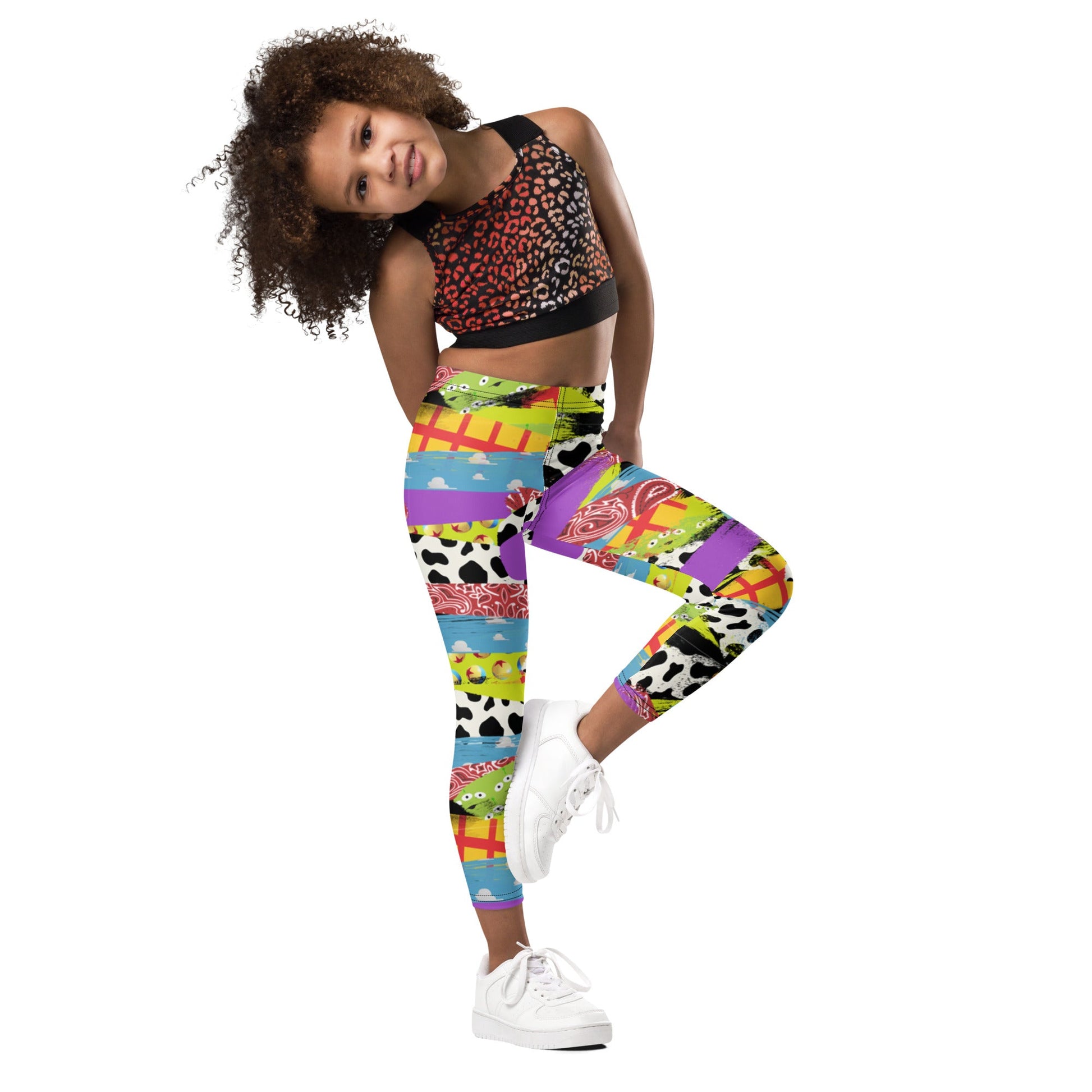 Toys Inspired Kid's Leggings happiness is addictiveKids leggingsLittle Lady Shay Boutique