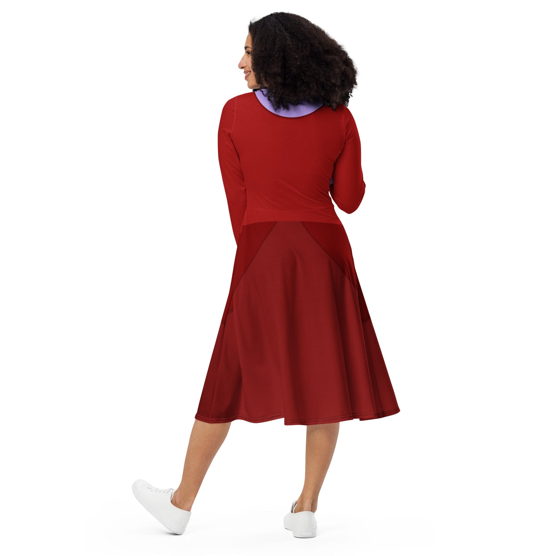 Tremaine Villain long sleeve midi dress cinderellacinderella villainLittle Lady Shay Boutique