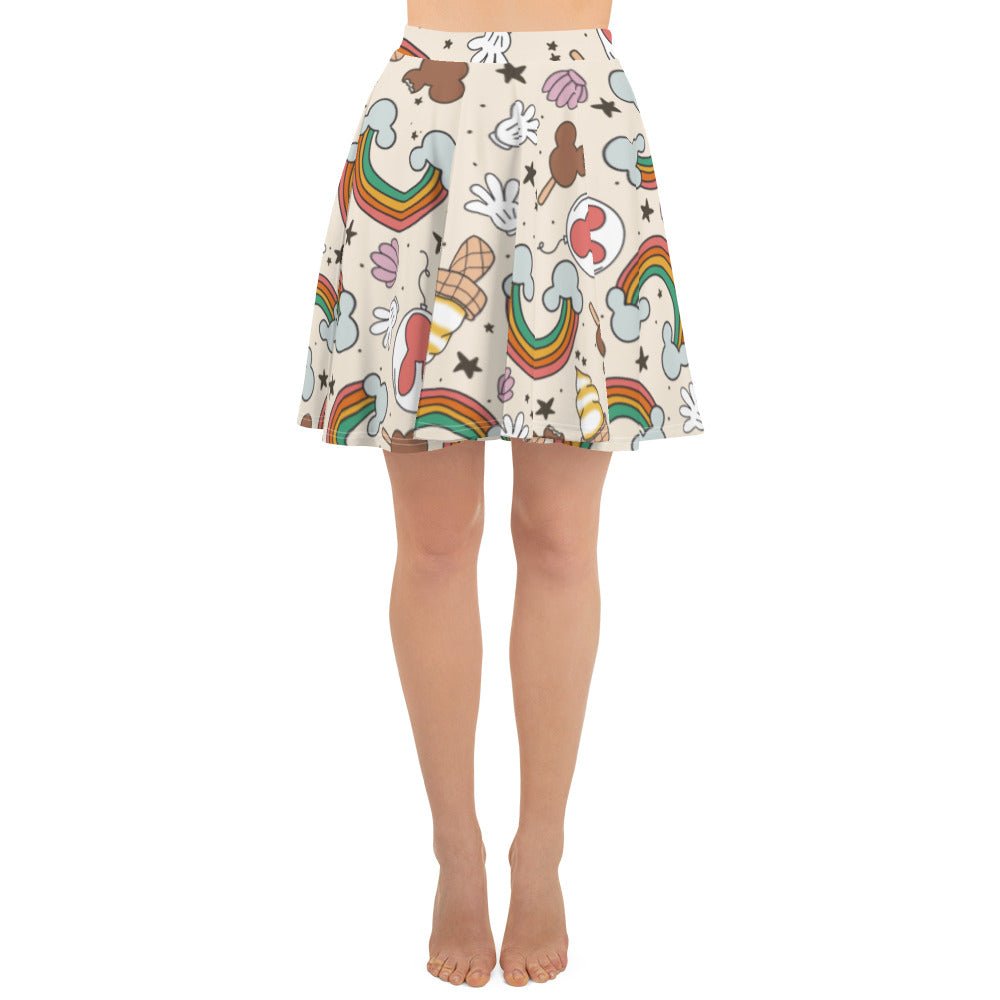 Trip Snacks Skater Skirt- matching family styles available happiness is addictiveLittle Lady Shay Boutique