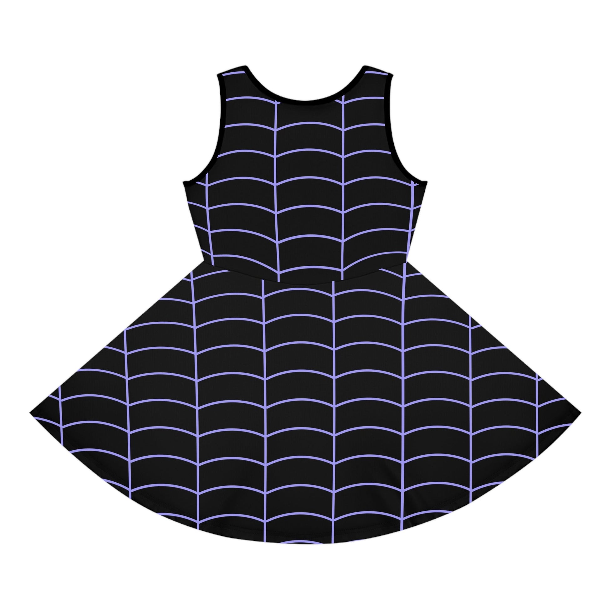 Vampire Girl Black Girls' Sleeveless Sundress All Over PrintAOPkids dressWrong Lever Clothing