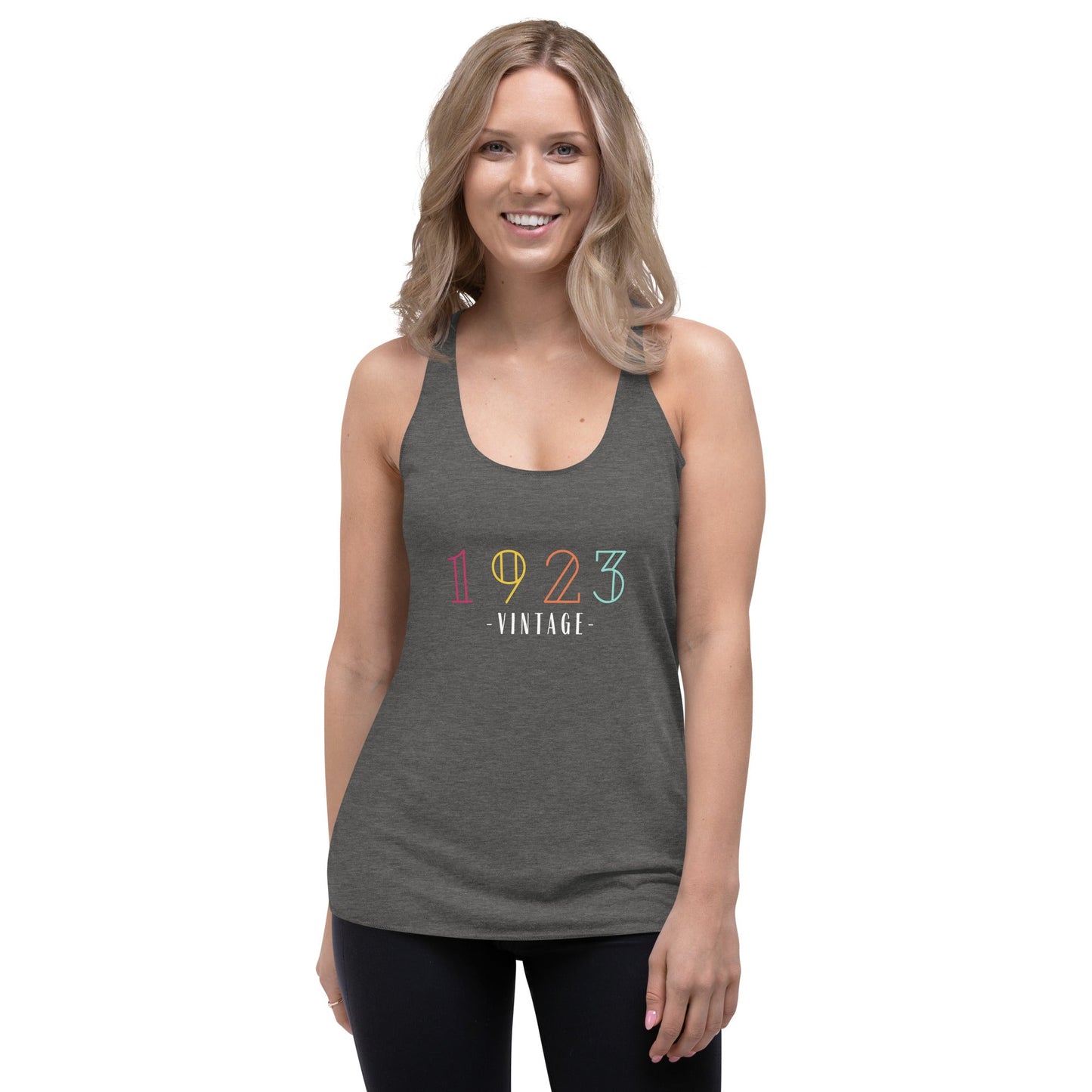 Vintage 1923 Women's Racerback Tank 100 years of wonderdisney sweatshirtsAdult T-ShirtLittle Lady Shay Boutique