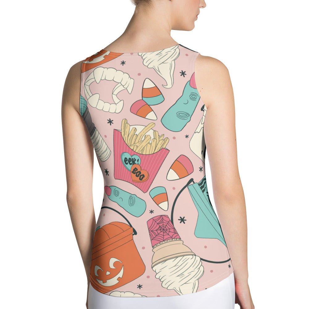 Vintage Halloween Buckets- Pink- Tank Top activeweardisney boundingAdult T-ShirtLittle Lady Shay Boutique