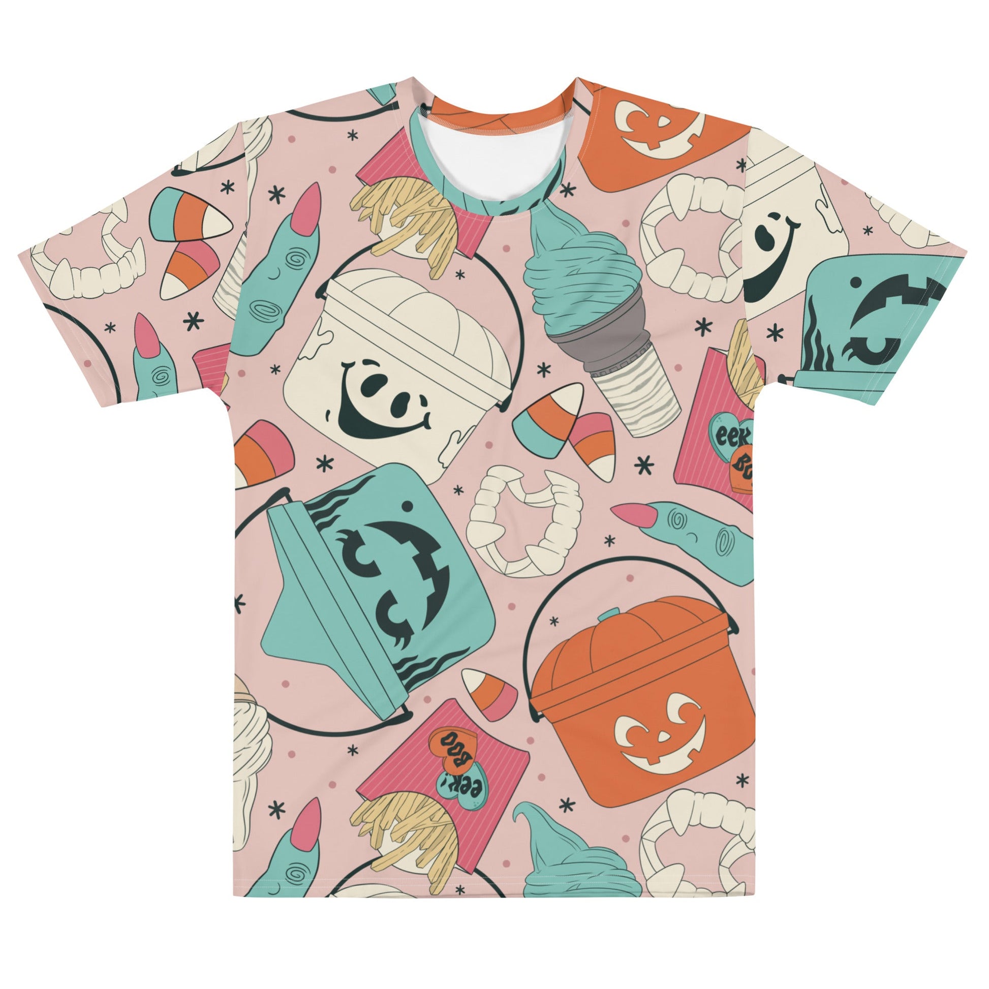 Vintage Halloween Buckets Unisex t-shirt- Pink activeweardisney boundingLittle Lady Shay Boutique