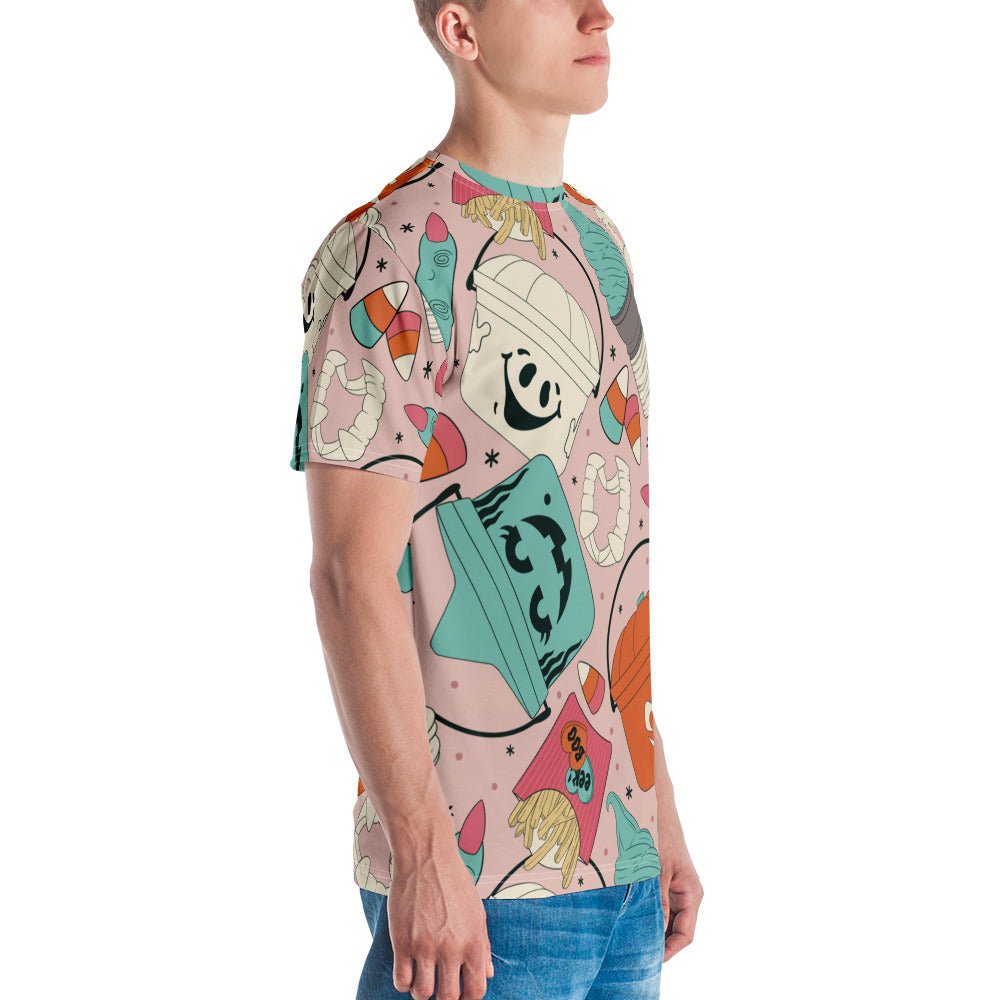 Vintage Halloween Buckets Unisex t-shirt- Pink activeweardisney boundingLittle Lady Shay Boutique