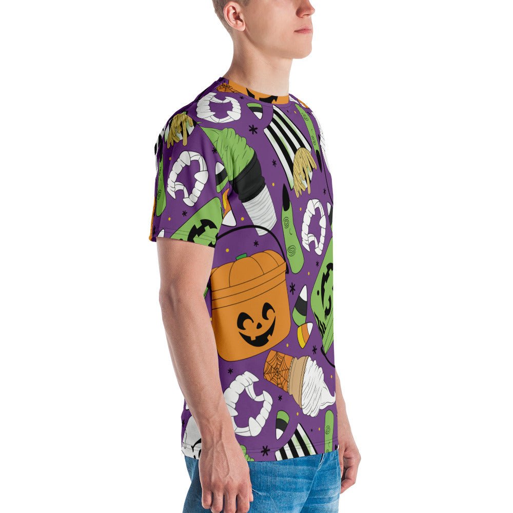 Vintage Halloween Buckets Unisex t-shirt- Purple activeweardisney boundingLittle Lady Shay Boutique
