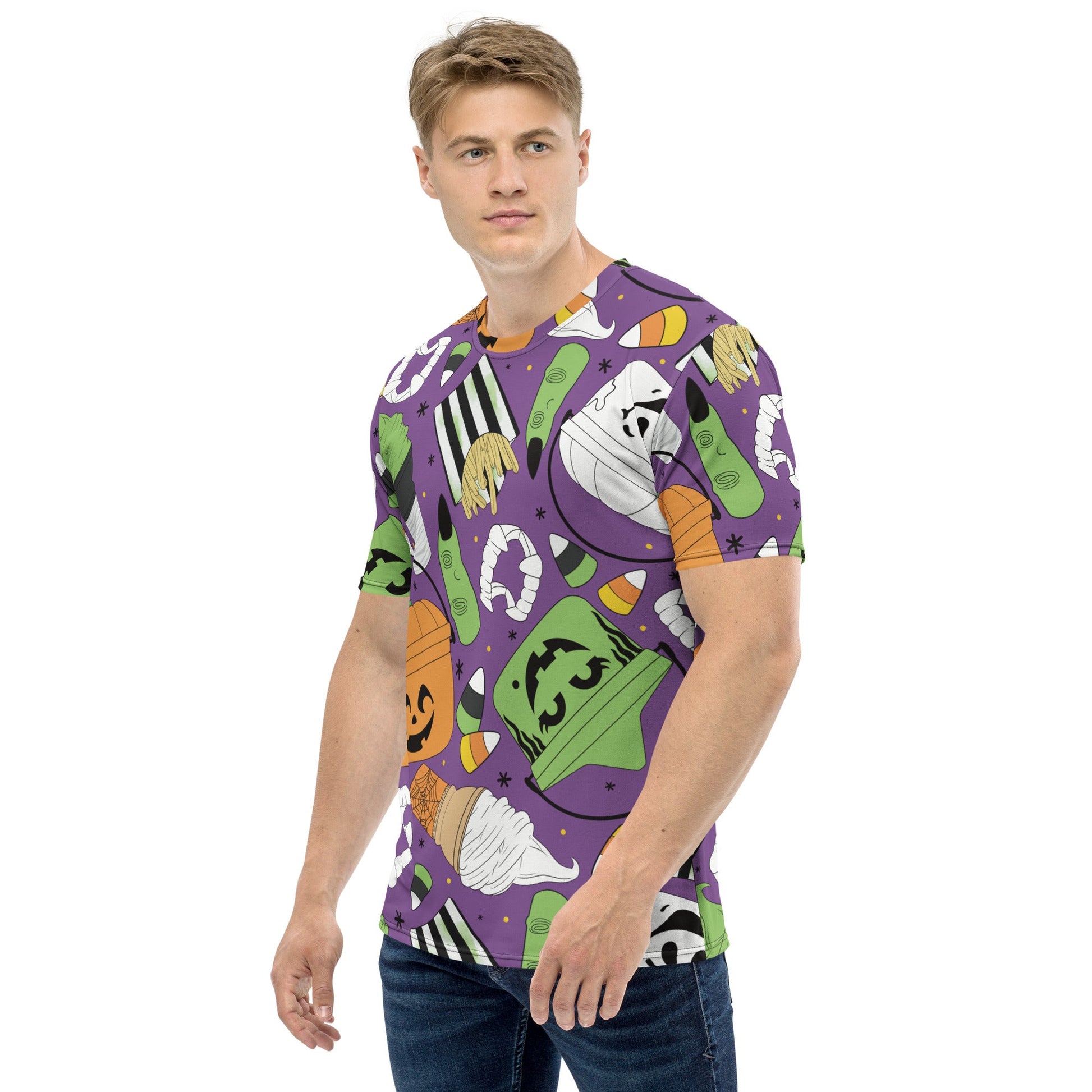 Vintage Halloween Buckets Unisex t-shirt- Purple activeweardisney boundingLittle Lady Shay Boutique