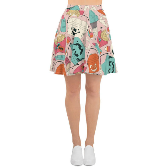 Vintage Halloween Skater Skirt happiness is addictiveLittle Lady Shay Boutique