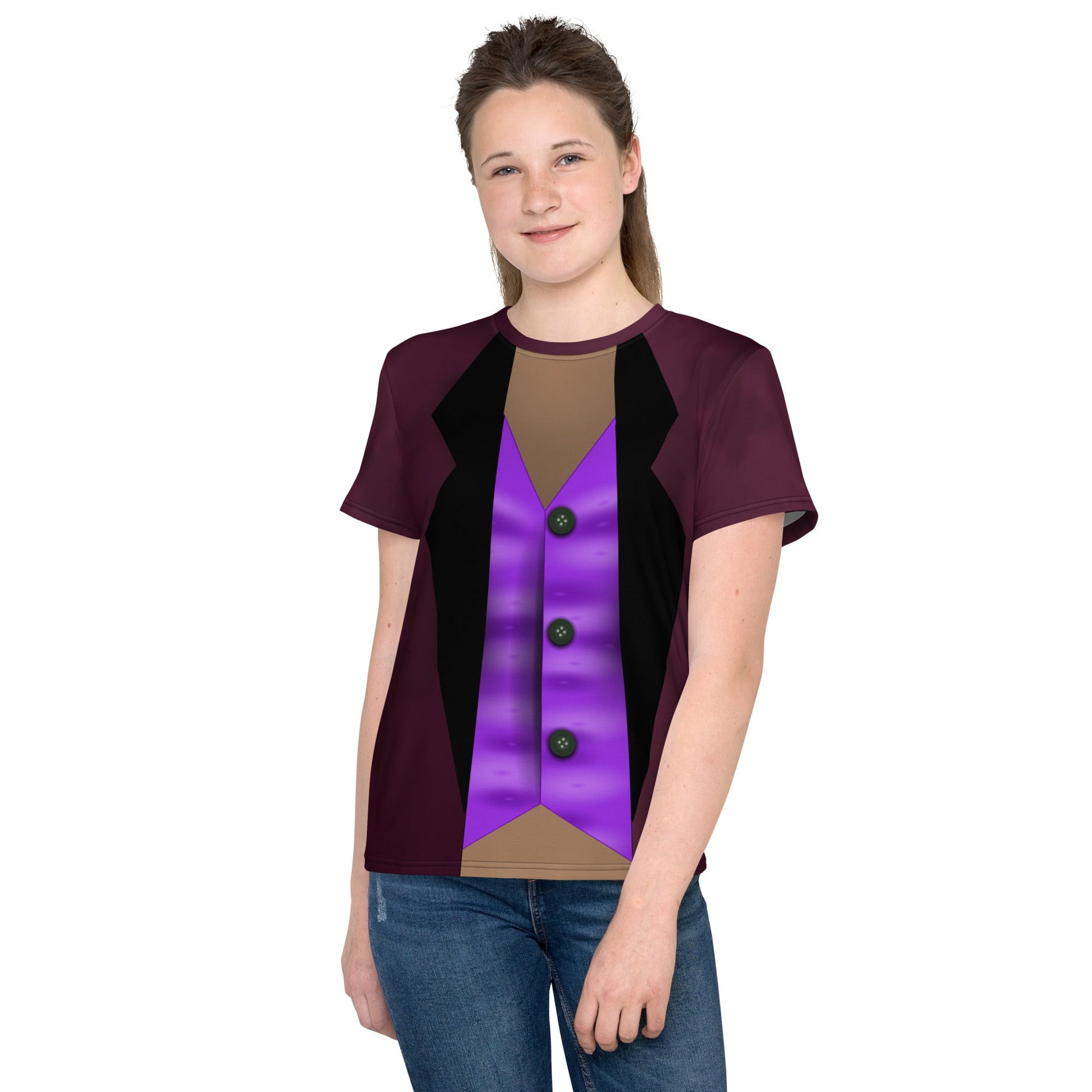 Voodu Doctor Youth crew neck t-shirt bayou topdisney kids halloweenKids T-ShirtWrong Lever Clothing