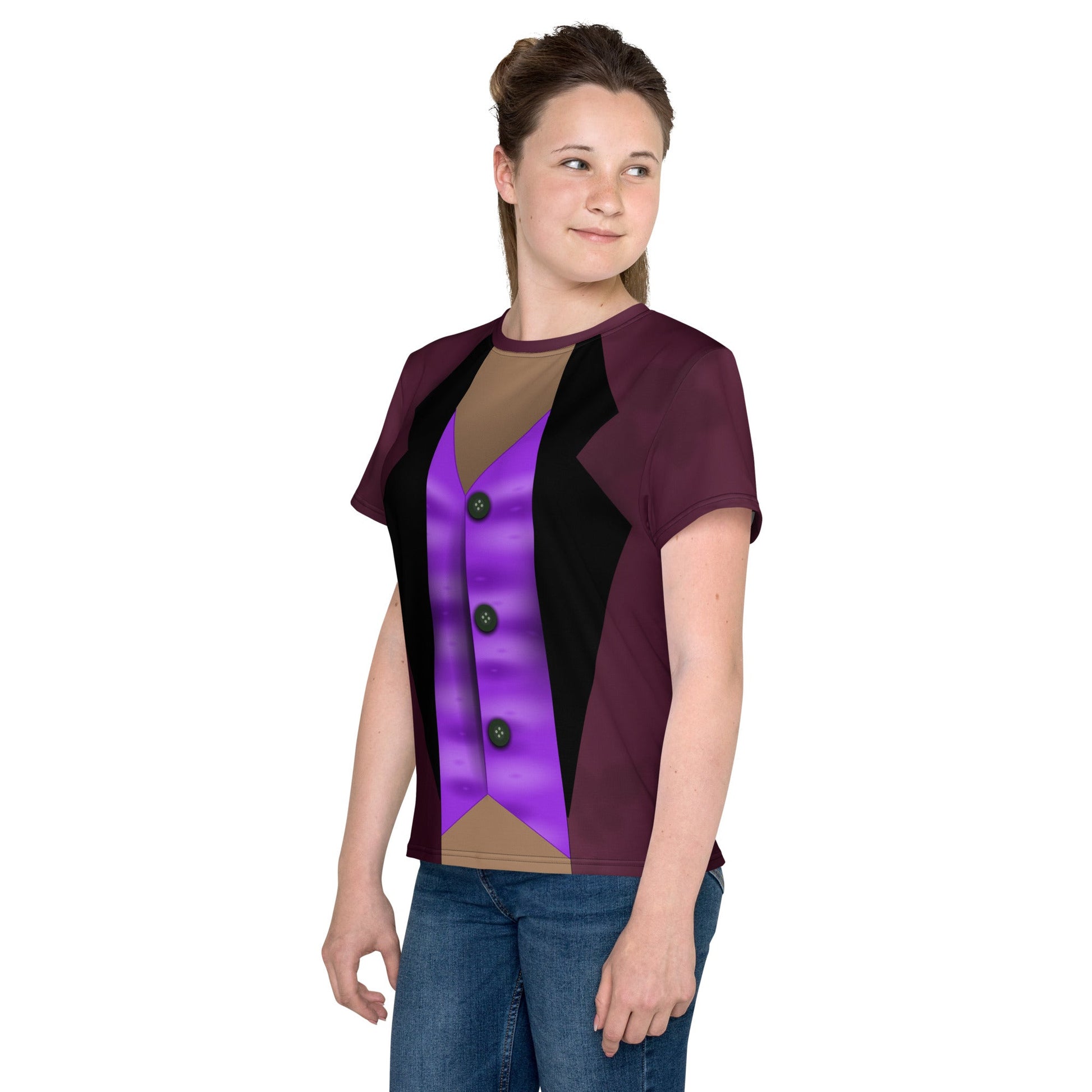 Voodu Doctor Youth crew neck t-shirt bayou topdisney kids halloweenKids T-ShirtWrong Lever Clothing