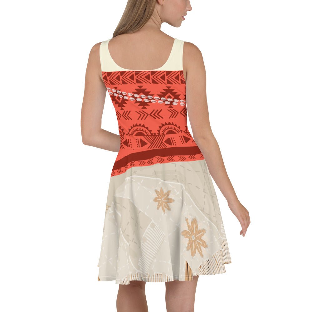Where the Ocean meets the Sea Skater Dress adult moana dresscostumeWrong Lever Clothing