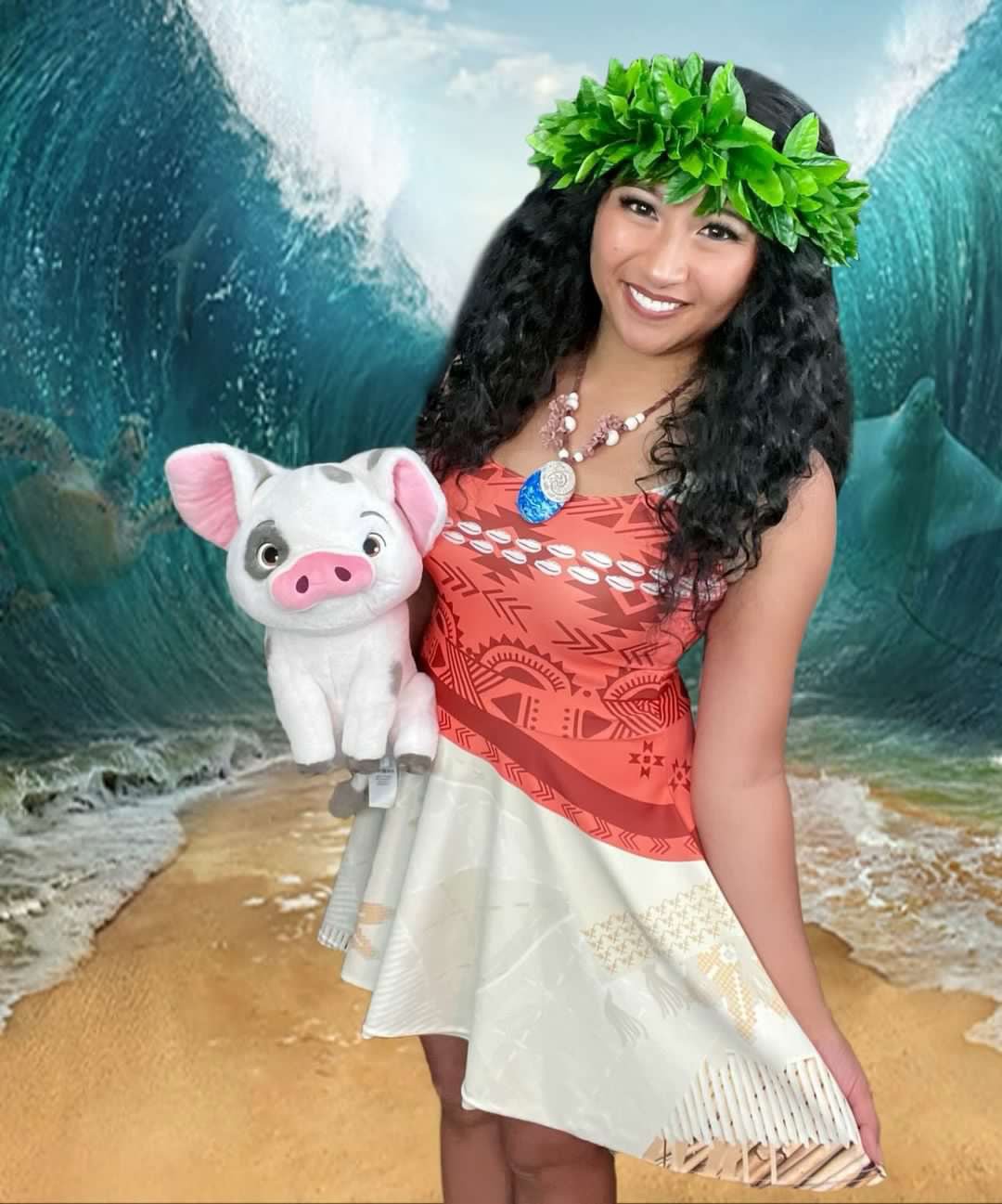 Where the Ocean meets the Sea Skater Dress adult moana dresscostumeWrong Lever Clothing