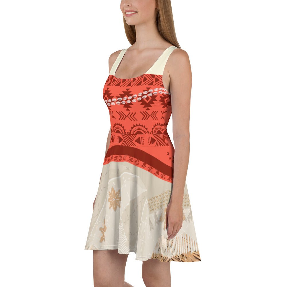 Where the Ocean meets the Sea Skater Dress adult moana dresscostumeWrong Lever Clothing