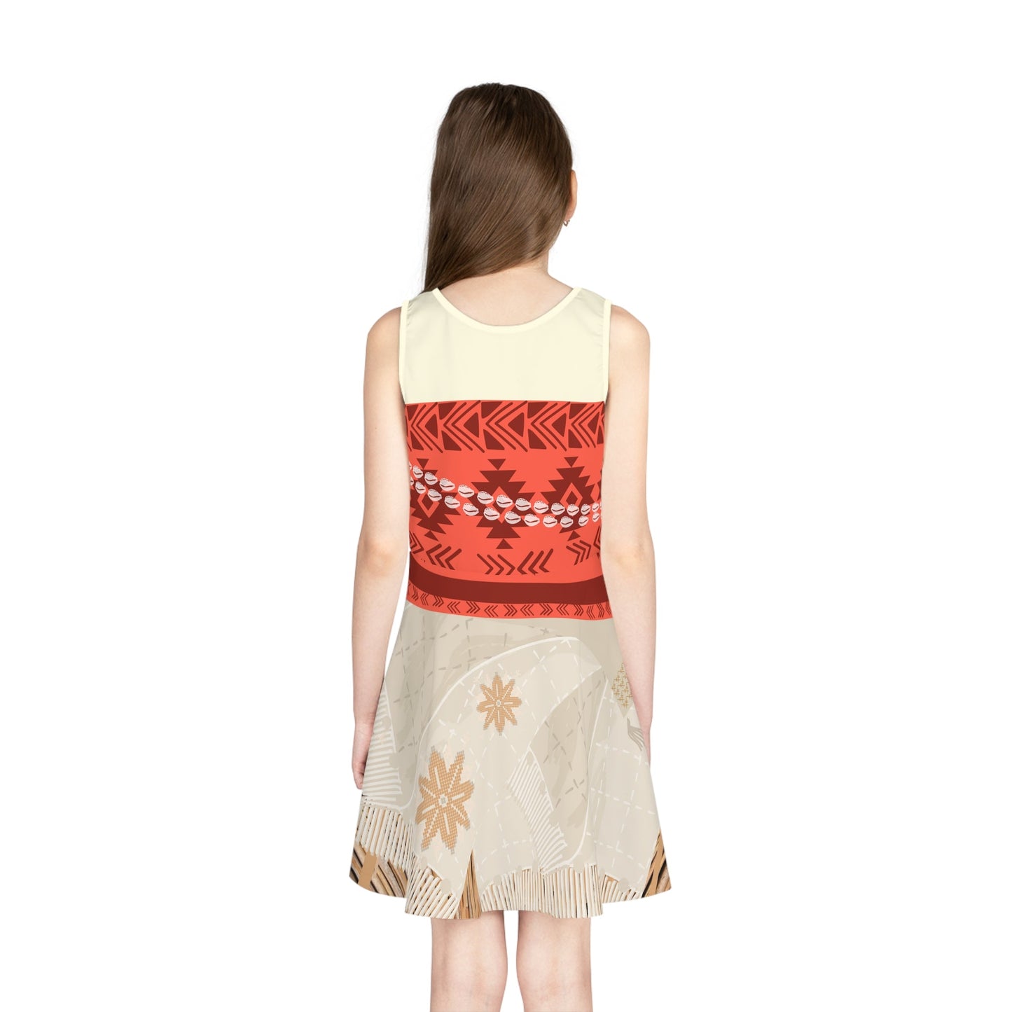 Where the Sky Meets the Sea Girls' Sleeveless Sundress All Over PrintAOPkids dressLittle Lady Shay Boutique