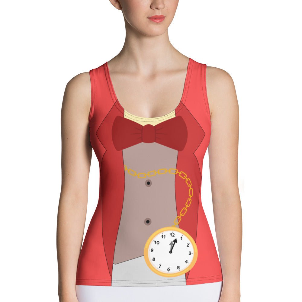 White Rabbit Wonderland Tank Top active wearaliceAdult T-ShirtLittle Lady Shay Boutique