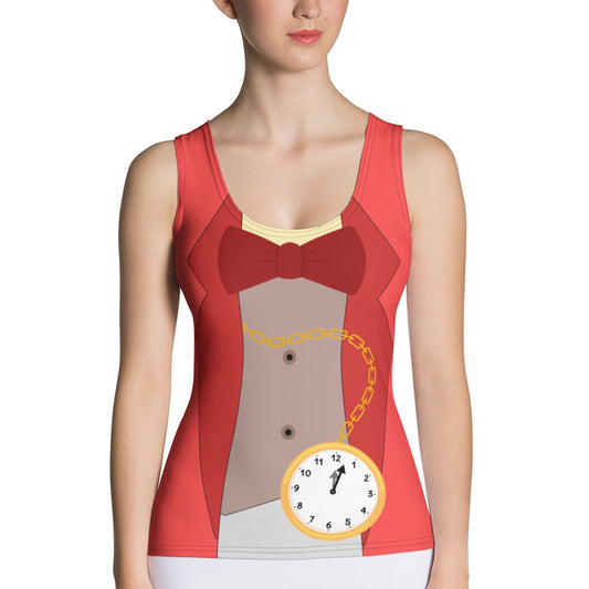 White Rabbit Wonderland Tank Top active wearaliceAdult T-ShirtLittle Lady Shay Boutique