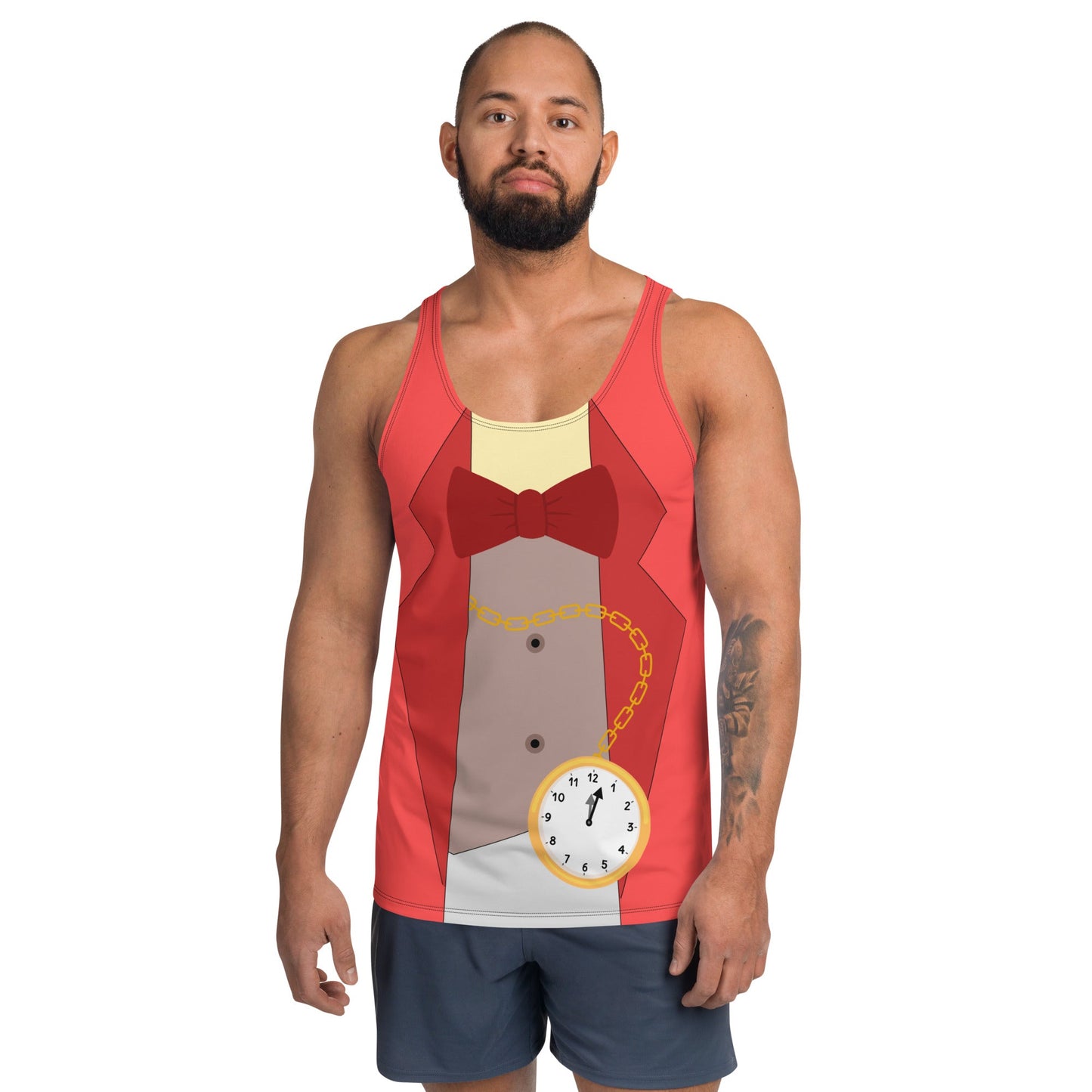 White Rabbit Wonderland Unisex Tank Top active wearaliceAdult T-ShirtLittle Lady Shay Boutique