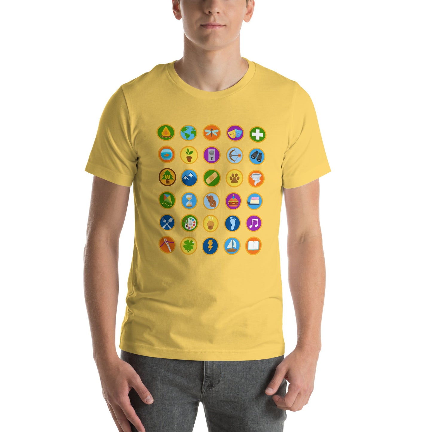 Wilderness Badge Unisex t-shirt badge topboy scout topAdult T-ShirtLittle Lady Shay Boutique