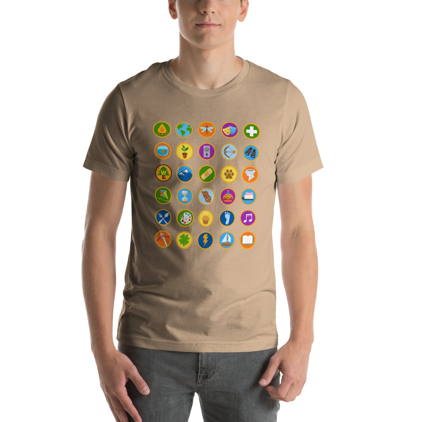 Wilderness Badge Unisex t-shirt badge topboy scout topAdult T-ShirtLittle Lady Shay Boutique