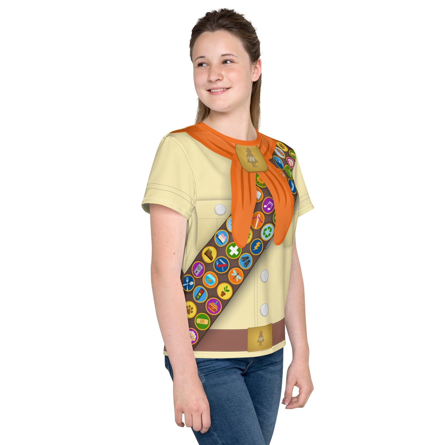 Wilderness Scout Youth crew neck t-shirt animal kingdomanimal kingdom topKids T-ShirtWrong Lever Clothing