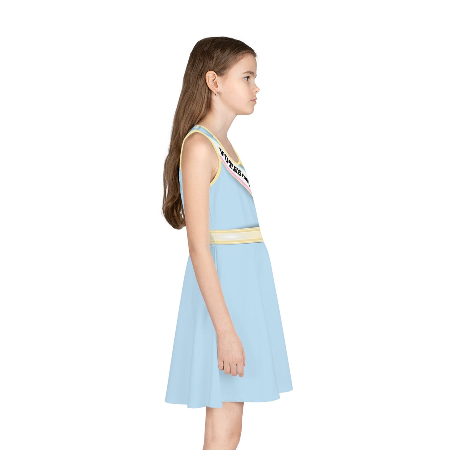 Women's Suffrage Girls' Sleeveless Sundress- costume, cosplay active wearAll Over Printkids dressLittle Lady Shay Boutique