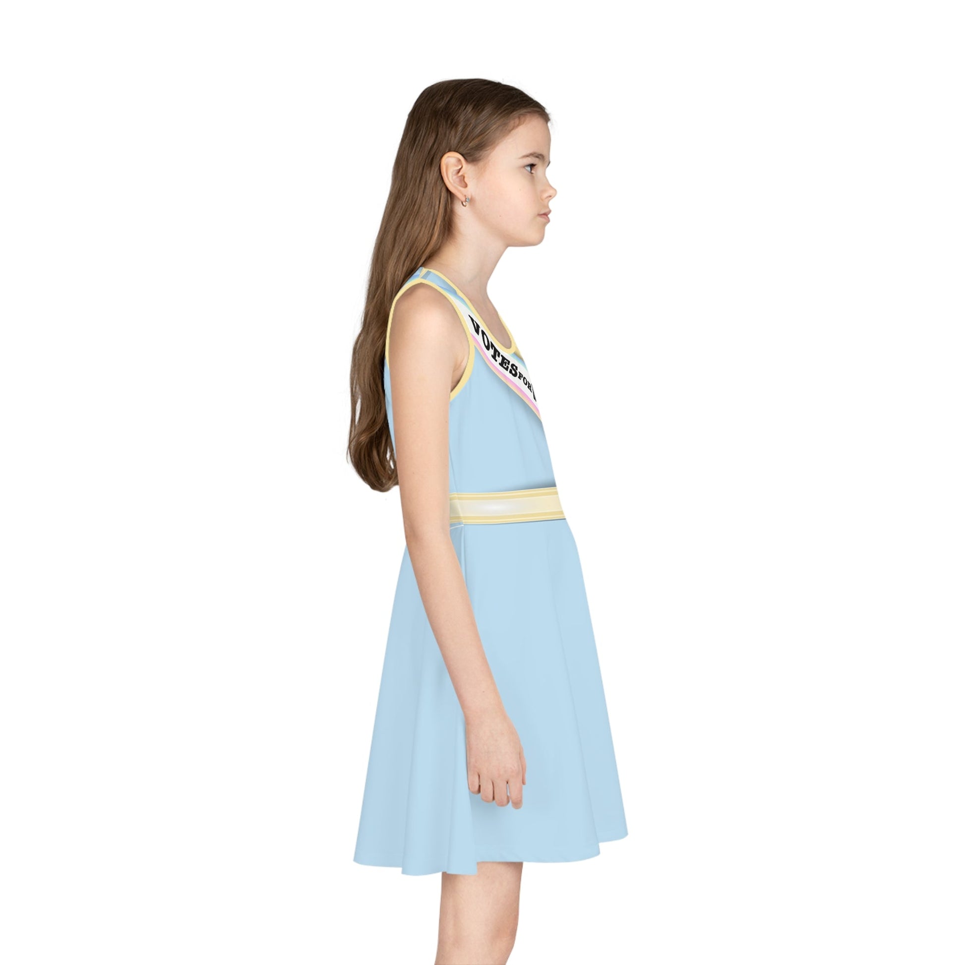 Women's Suffrage Girls' Sleeveless Sundress- costume, cosplay active wearAll Over Printkids dressLittle Lady Shay Boutique
