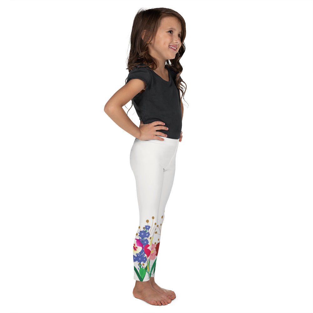 Wonderland Garden Kid's Leggings alice disneyboundingalice in onderlandKids leggingsLittle Lady Shay Boutique