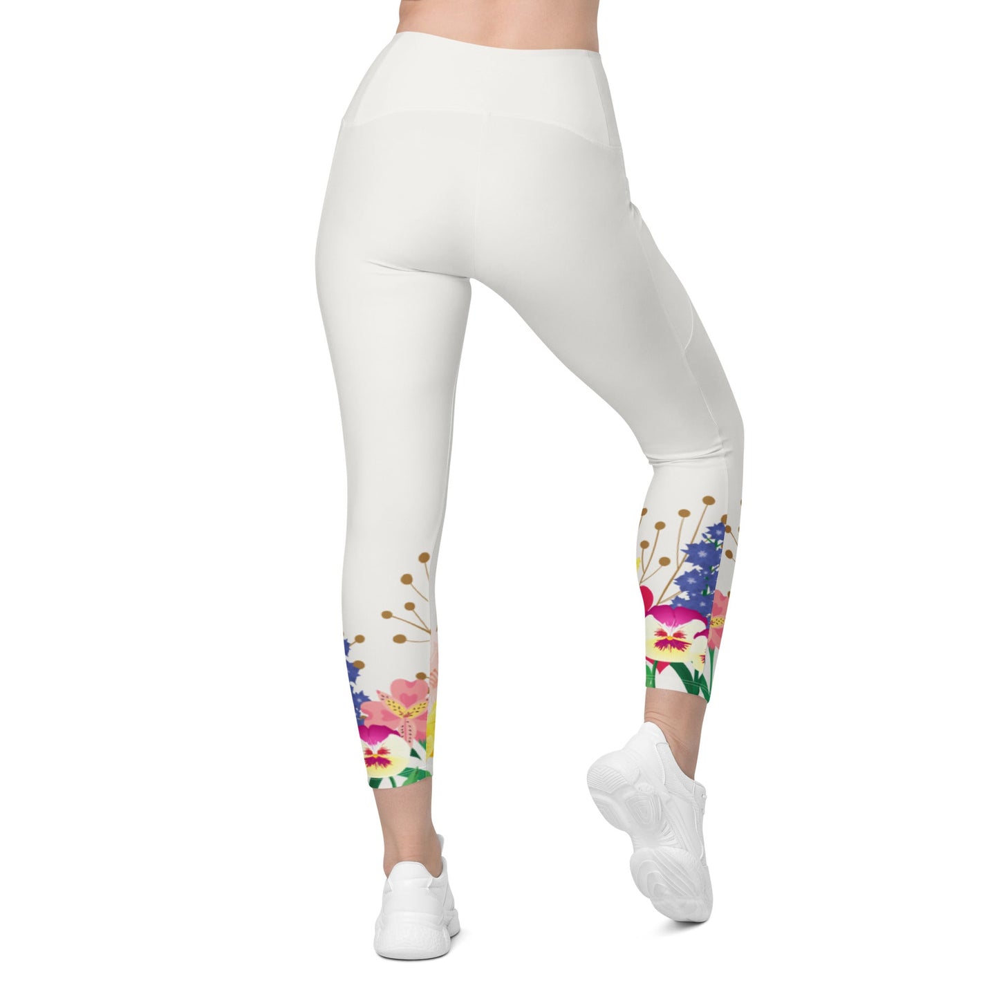 Wonderland Garden Leggings with pockets alice in wonderlanddisney costumeAdult LeggingsLittle Lady Shay Boutique