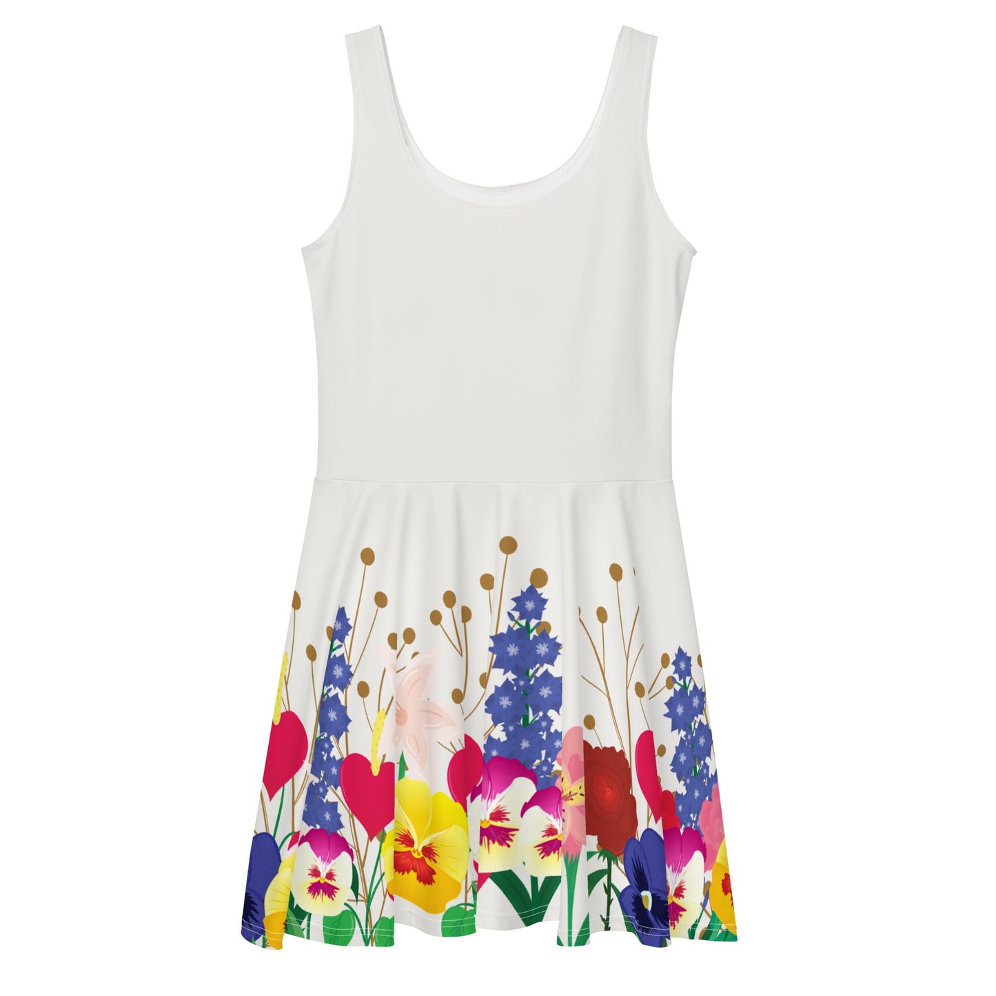 Wonderland Garden Skater Dress alice disneyboundingalice in wonderlandSkater DressLittle Lady Shay Boutique