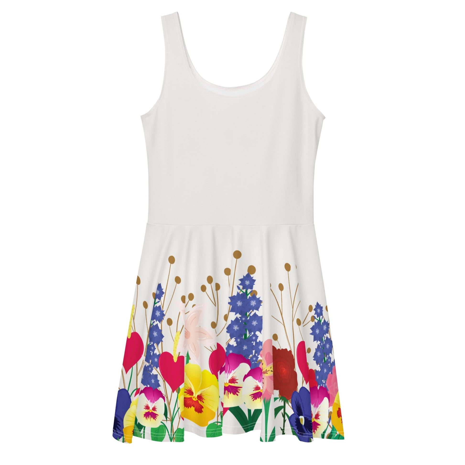 Wonderland Garden Skater Dress alice disneyboundingalice in wonderlandSkater DressLittle Lady Shay Boutique
