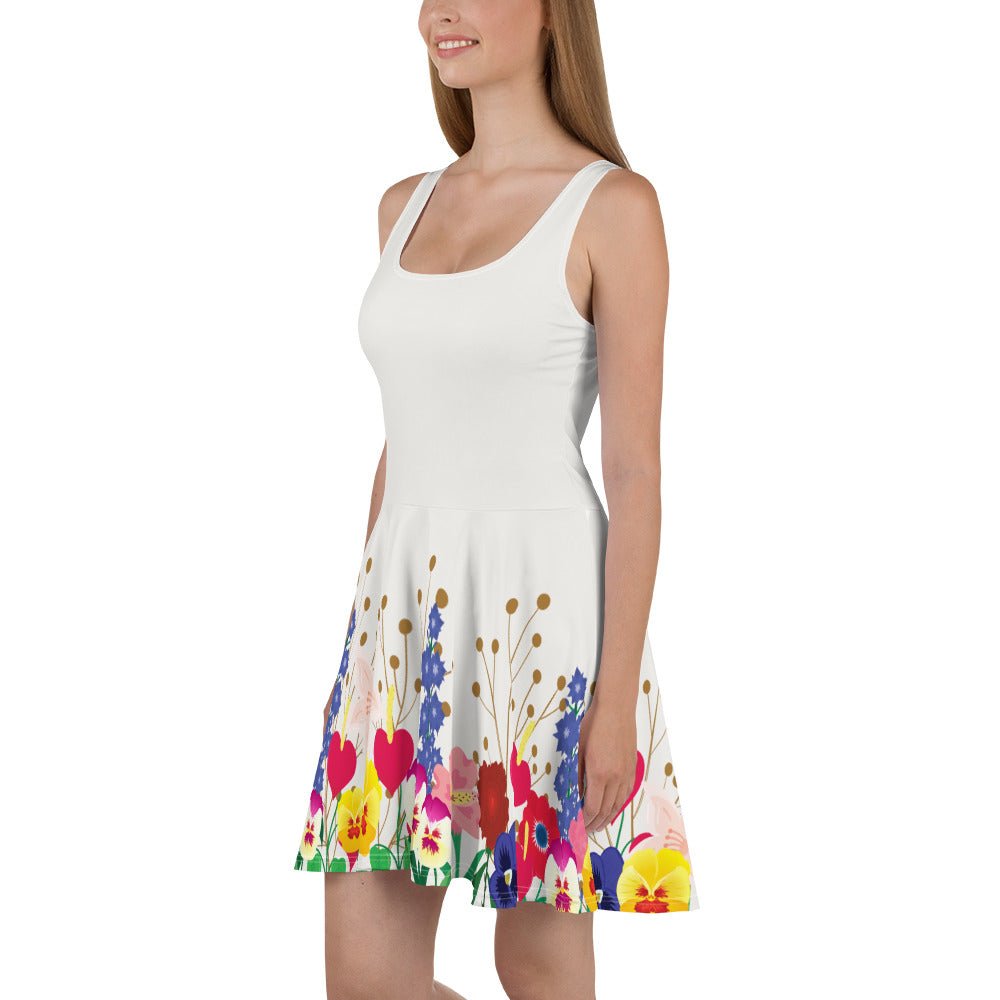 Wonderland Garden Skater Dress alice disneyboundingalice in wonderlandSkater DressLittle Lady Shay Boutique