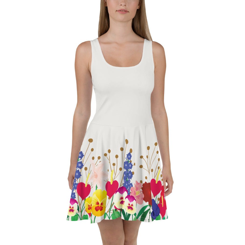 Wonderland Garden Skater Dress alice disneyboundingalice in wonderlandSkater DressLittle Lady Shay Boutique