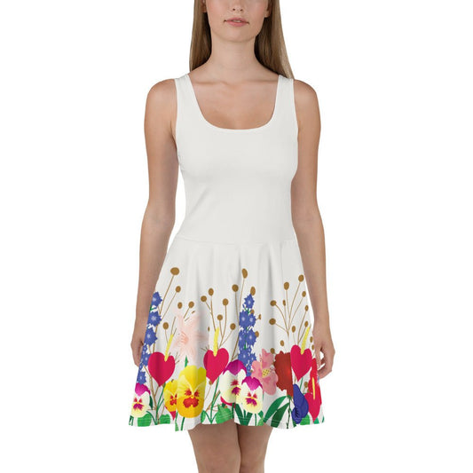 Wonderland Garden Skater Dress alice disneyboundingalice in wonderlandSkater DressLittle Lady Shay Boutique