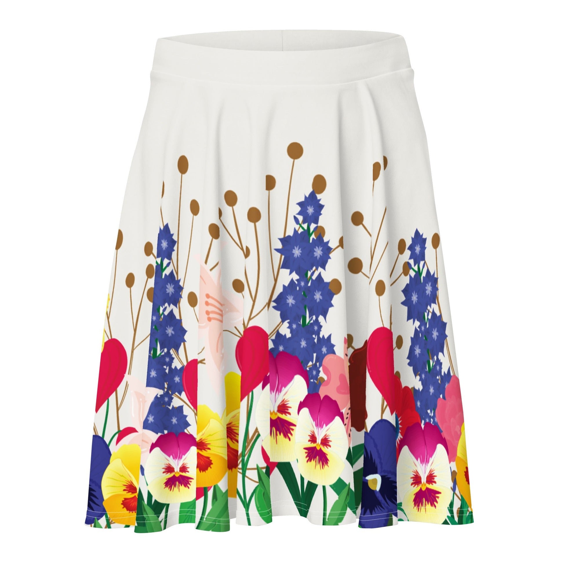 Wonderland Garden Skater Skirt alice disneyboundingalice in wonderlandSkater SkirtLittle Lady Shay Boutique