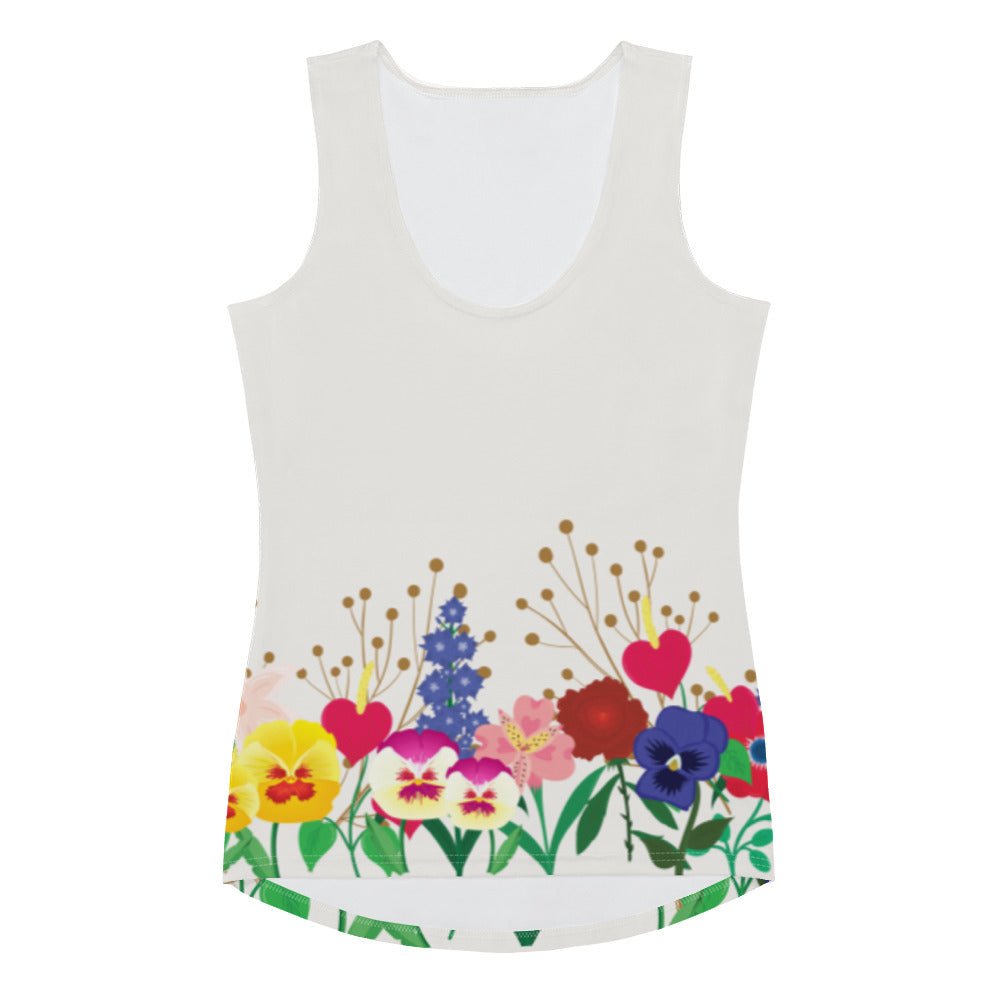 Wonderland Garden Tank Top alice disneyboundingalice in wonderlandAdult T-ShirtLittle Lady Shay Boutique