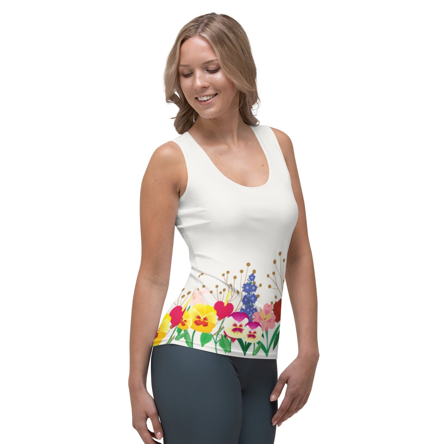 Wonderland Garden Tank Top alice disneyboundingalice in wonderlandAdult T-ShirtLittle Lady Shay Boutique