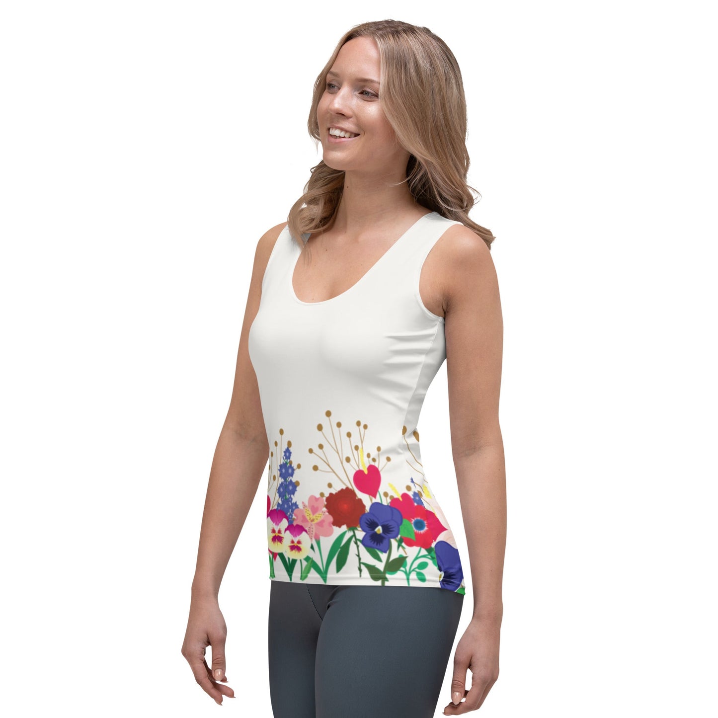 Wonderland Garden Tank Top alice disneyboundingalice in wonderlandAdult T-ShirtLittle Lady Shay Boutique