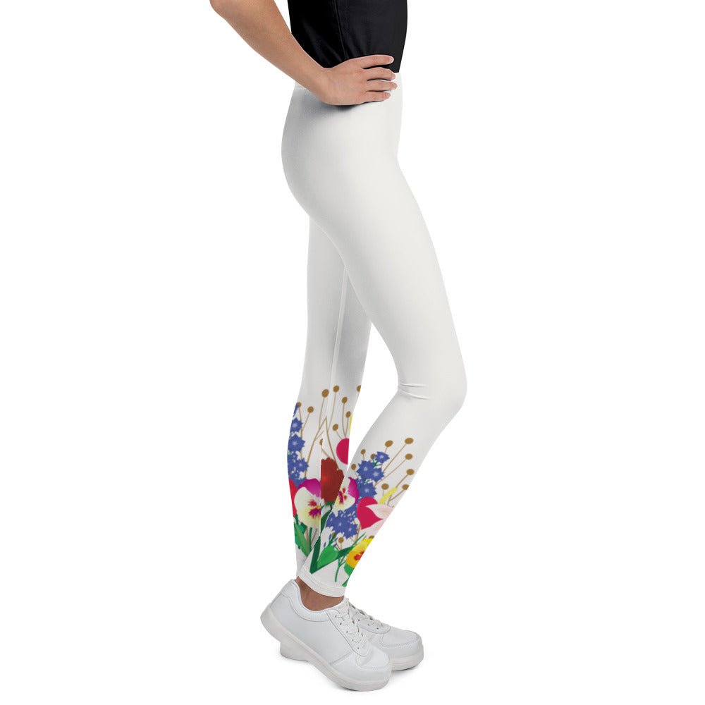 Wonderland Garden Youth Leggings alice disneyboundingalice in onderlandKids leggingsLittle Lady Shay Boutique
