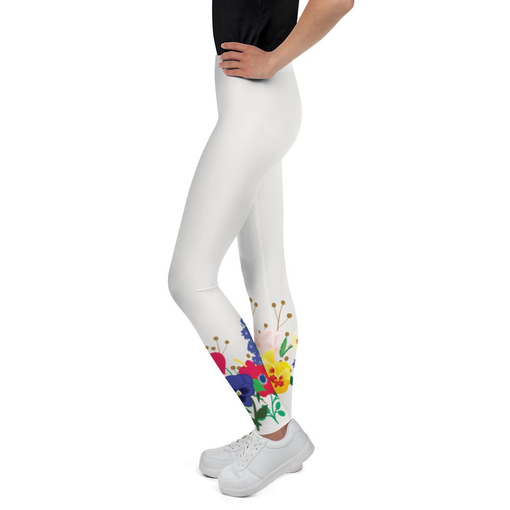 Wonderland Garden Youth Leggings alice disneyboundingalice in onderlandKids leggingsLittle Lady Shay Boutique