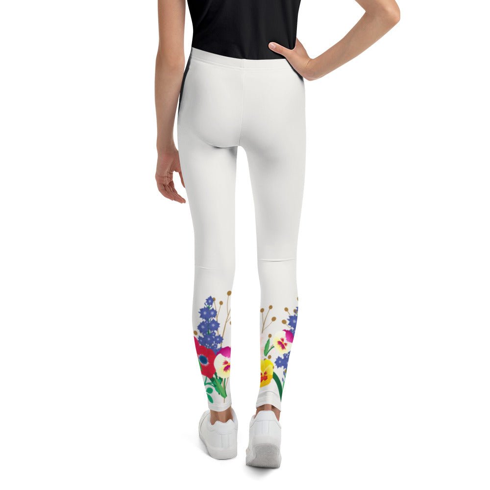 Wonderland Garden Youth Leggings alice disneyboundingalice in onderlandKids leggingsLittle Lady Shay Boutique