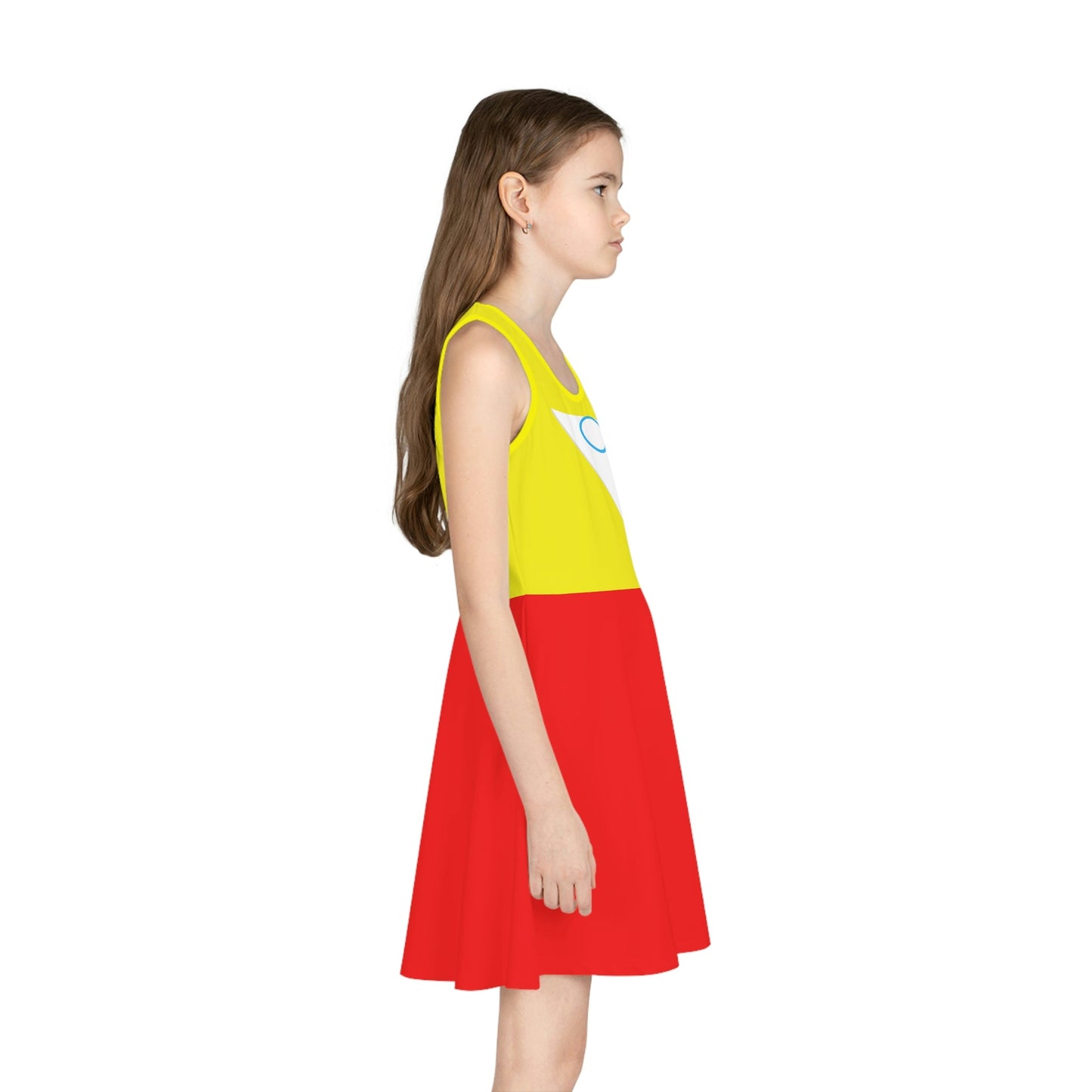 Wonderland Twins Inspired Girls' Sleeveless Sundress (AOP) All Over PrintAOPkids dressLittle Lady Shay Boutique