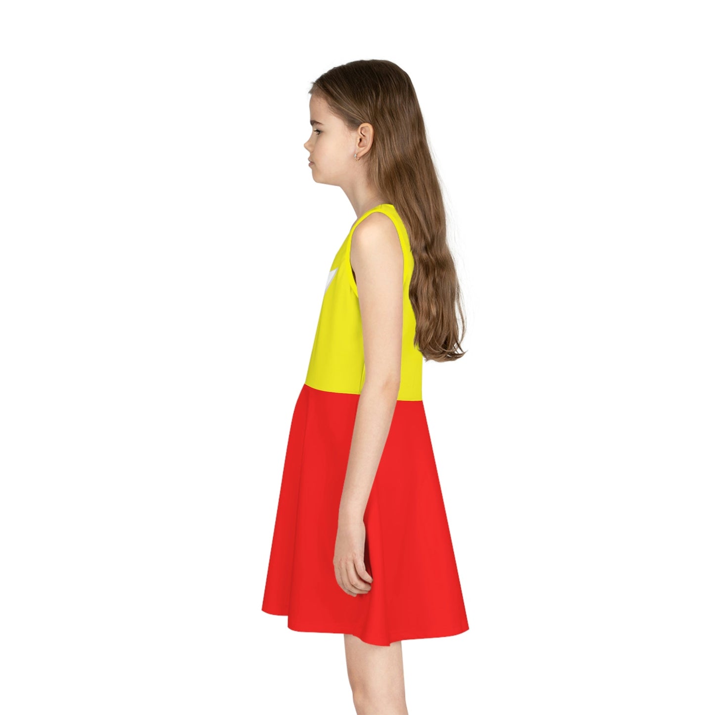 Wonderland Twins Inspired Girls' Sleeveless Sundress (AOP) All Over PrintAOPkids dressLittle Lady Shay Boutique