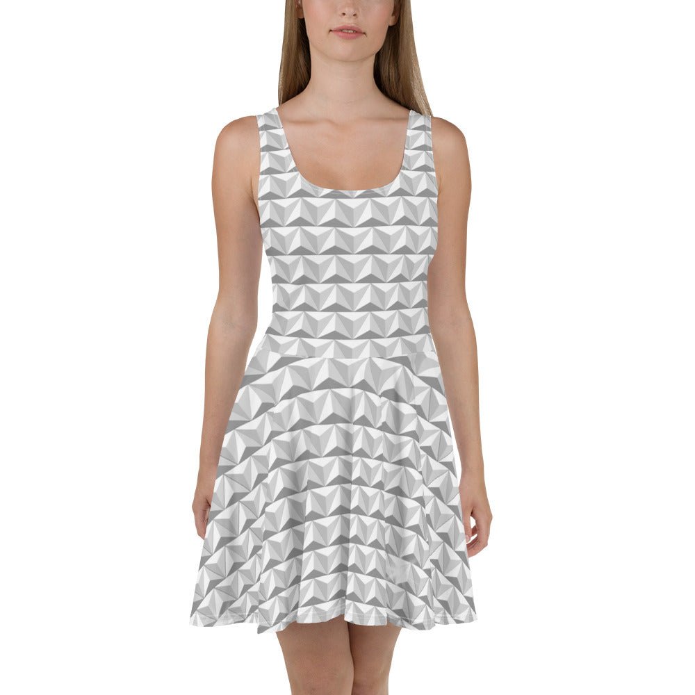 active skater dress Textured Skater Dress 16 / Black